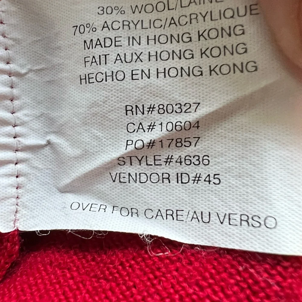 Vintage Pearl Izumi Striped Cycling Sweater 30% Wool | 80s | M | Made in Hong - Picture 9 of 10